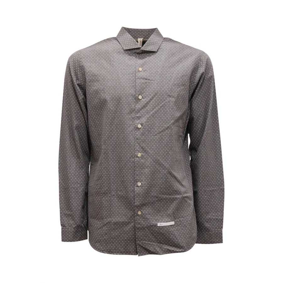 2770AS camicia uomo DNL man shirt grey SLIM