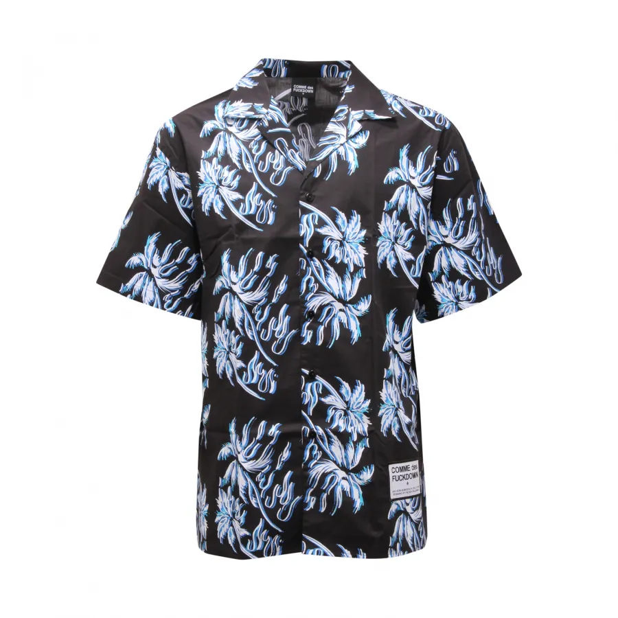 4503AS camicia uomo COMME DES FUCKDOWN man shirt black