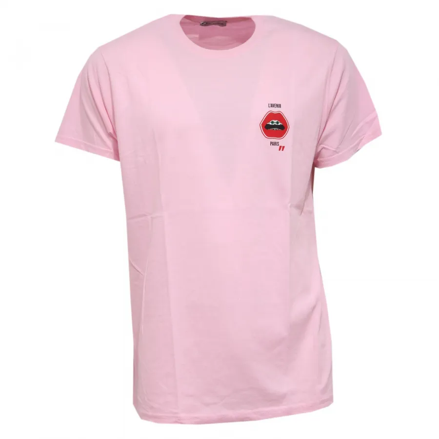 7817AB maglia uomo HOMME COUTURE DANIELE ALESSANDRINI pink t-shirt men