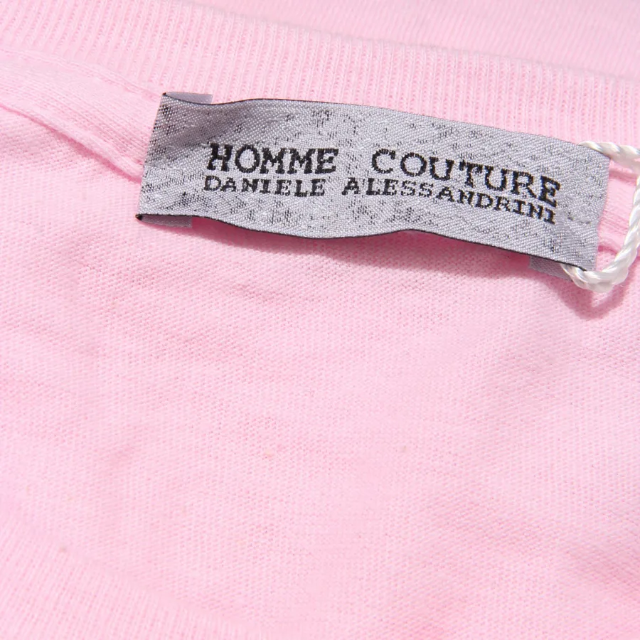 7817AB maglia uomo HOMME COUTURE DANIELE ALESSANDRINI pink t-shirt men