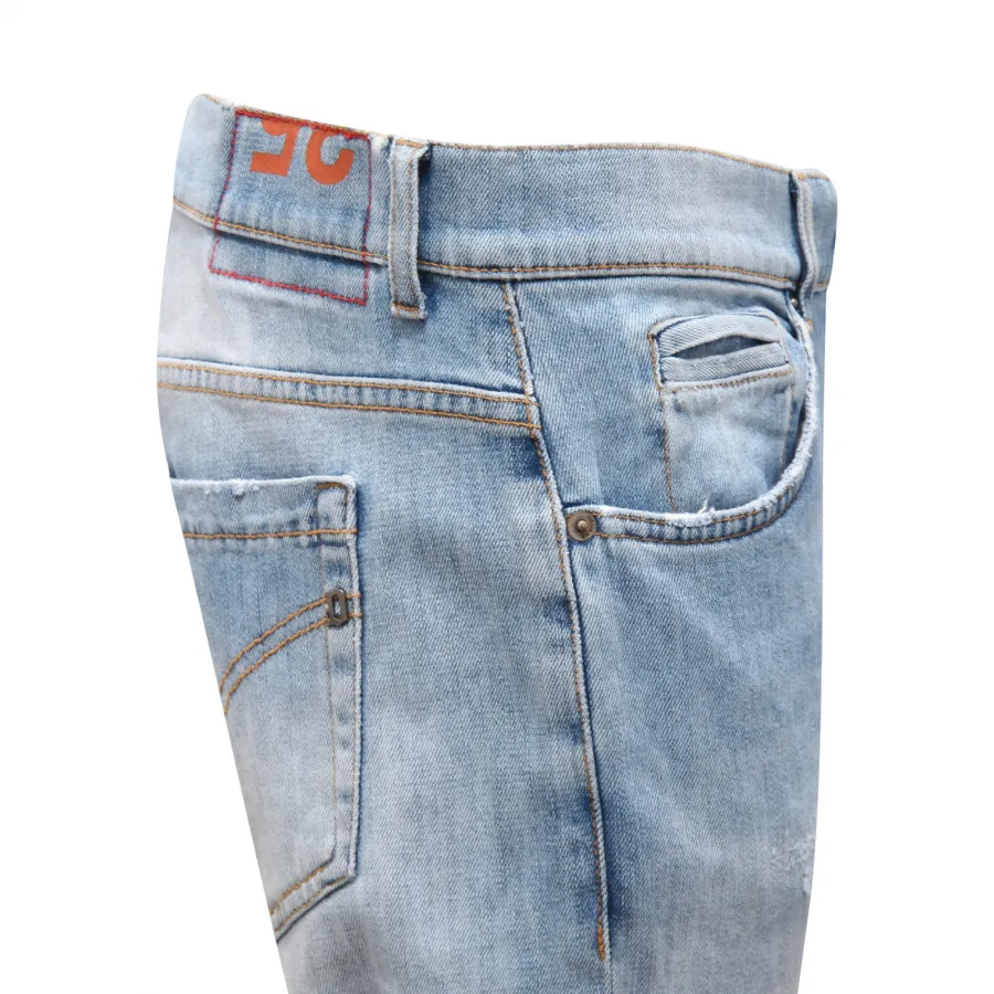 9652AS jeans uomo DONDUP GEORGE SKINNY FIT man trousers