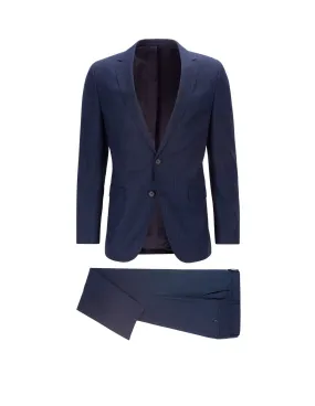 Abito in pura lana sallietta principe di galles blu / grigio