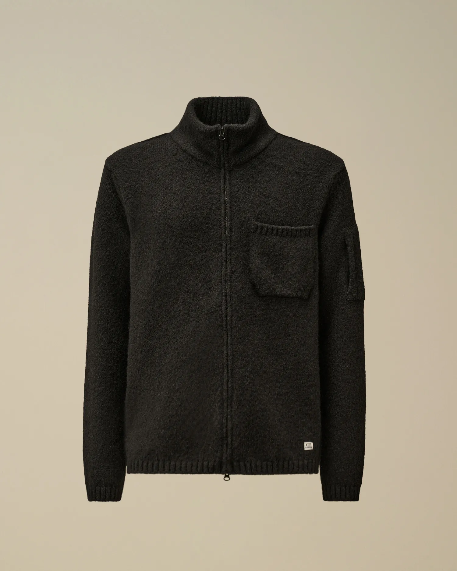 Alpaca Soft Zipped Knit