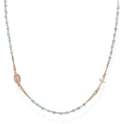 AMEN Collana donna gioielli Amen Rosari CRO25RCE3