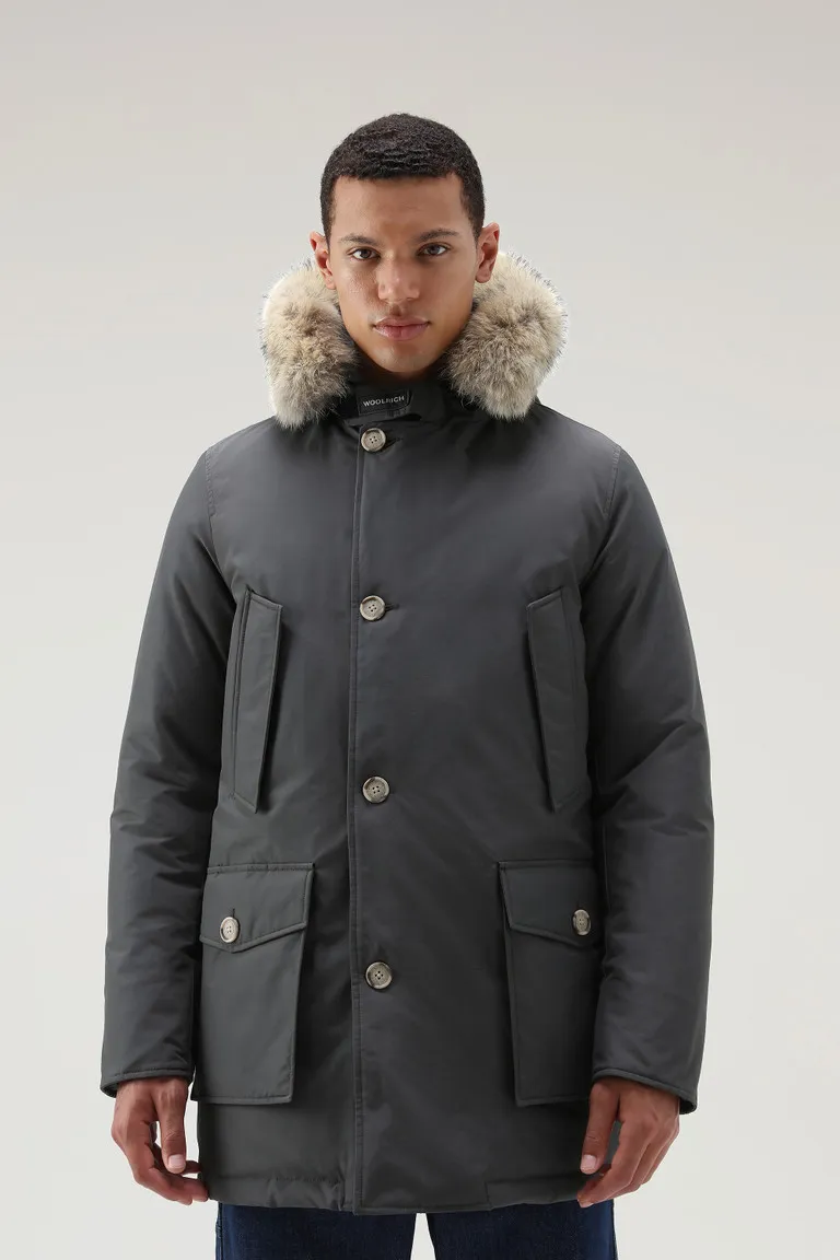 Arctic Parka in Ramar Cloth con pelliccia removibile                                                                            