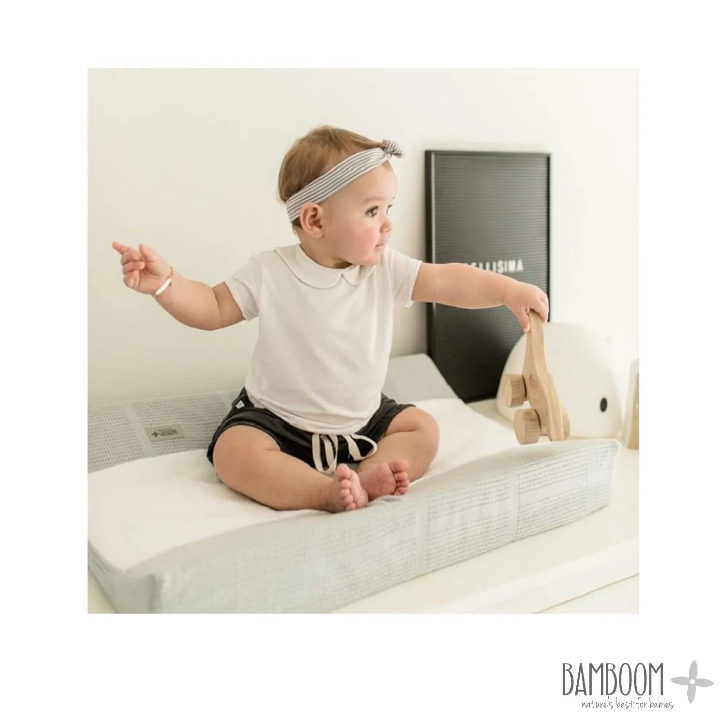 Bamboom - Pantaloncino Baby Bimba in Fibra Di Bamboo