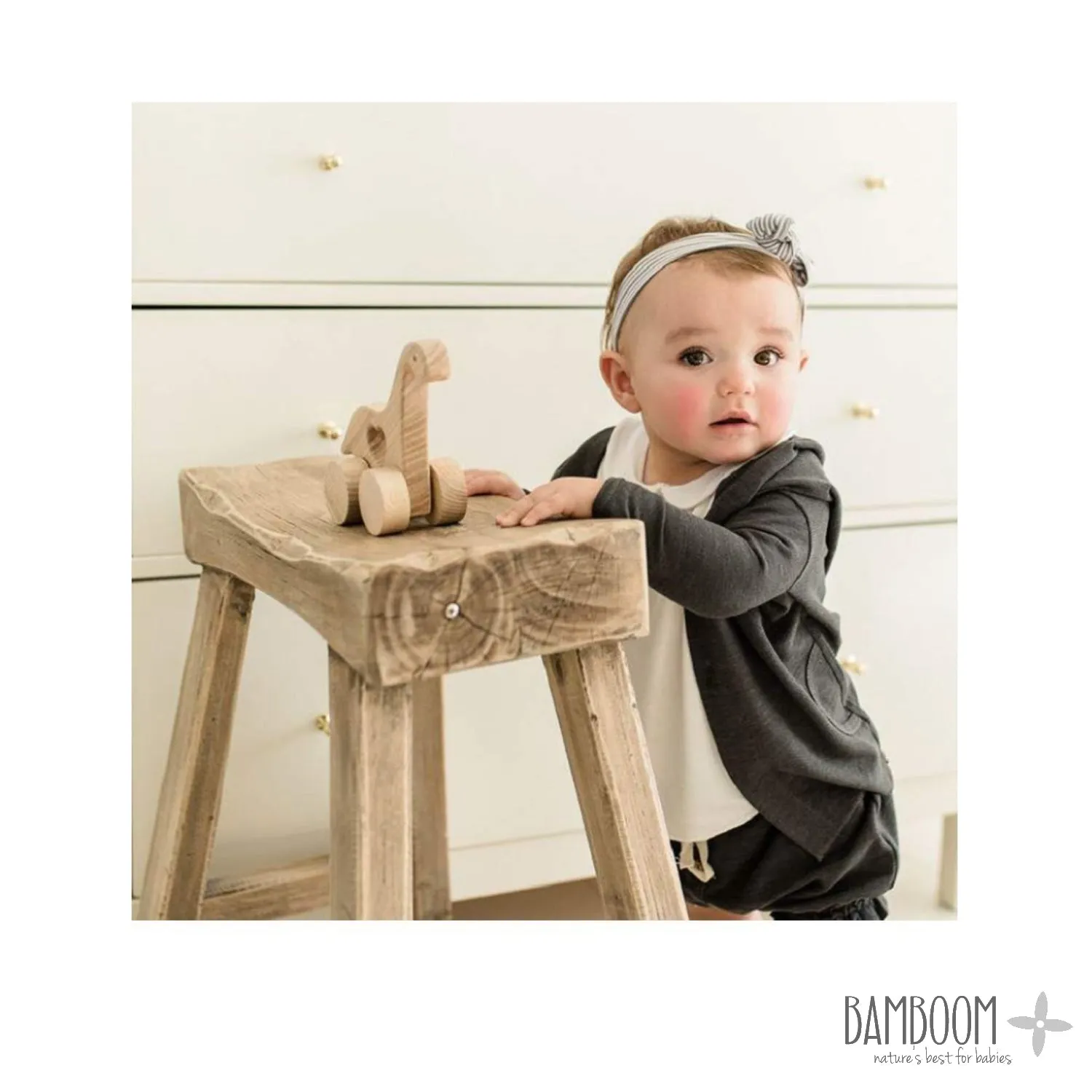 Bamboom - Pantaloncino Baby Bimba in Fibra Di Bamboo