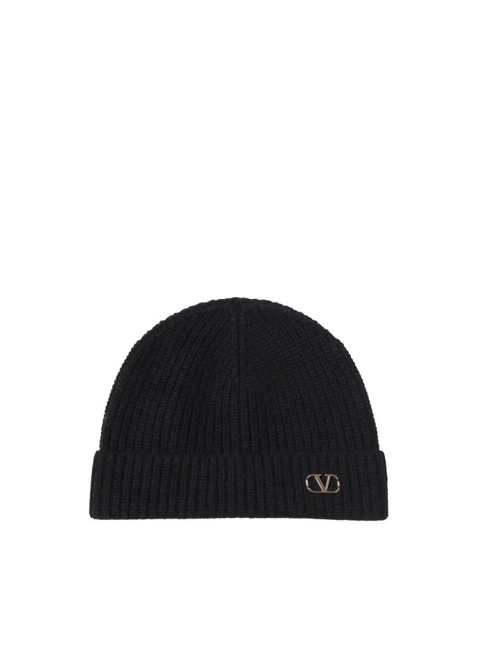 BEANIE VLOGO SIGNATURE IN CASHMERE