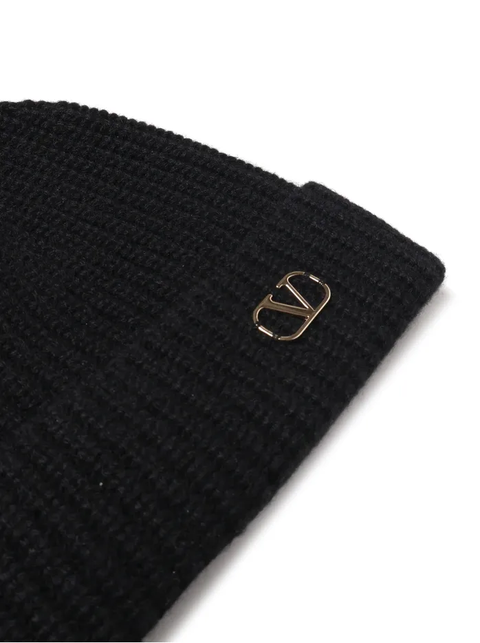 BEANIE VLOGO SIGNATURE IN CASHMERE