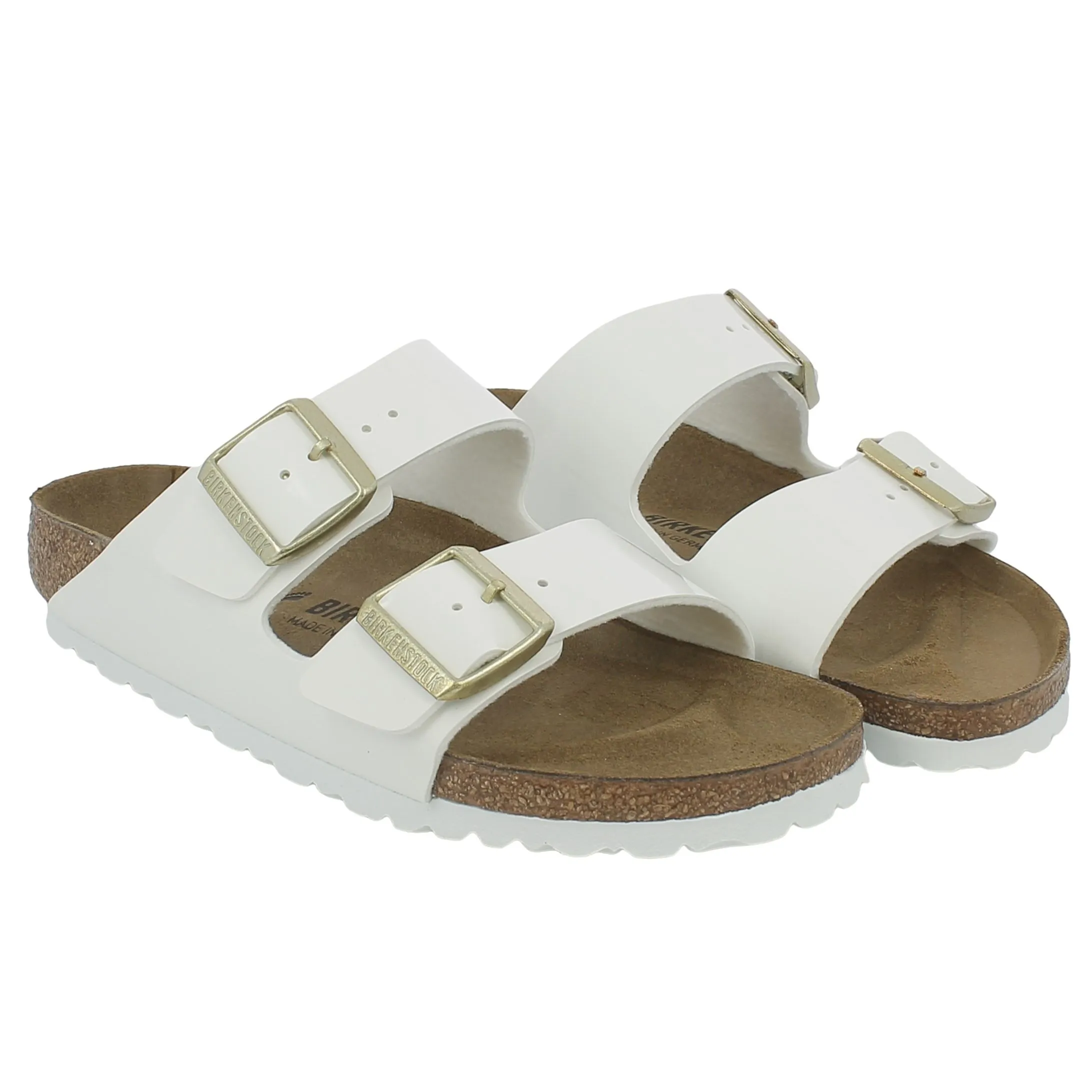 Birkenstock  Ciabatta Arizona Patent White 