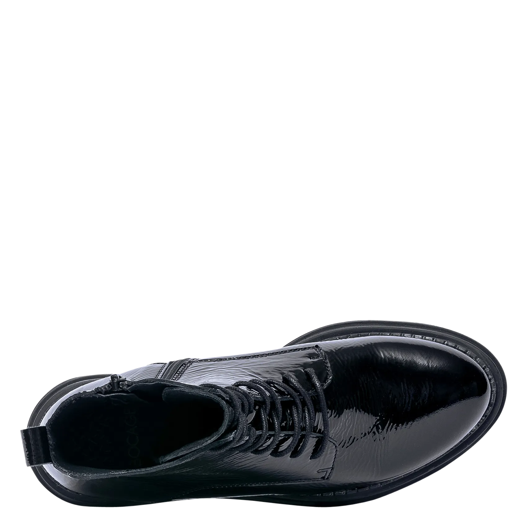  BOCAGE   KLARINE - Stivali stringati in vernice | Nero