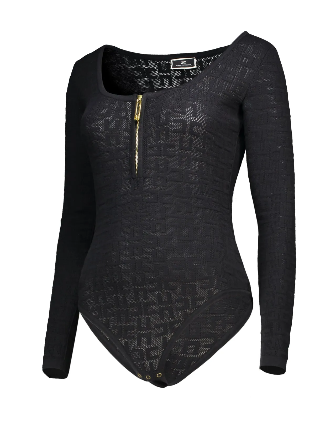 Body tricot logo nero