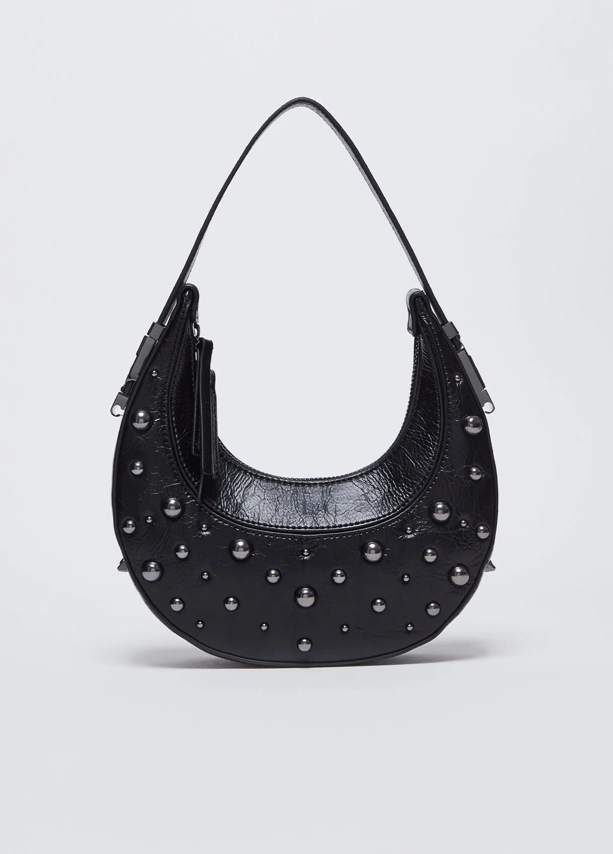 Borsa a mano con borchie