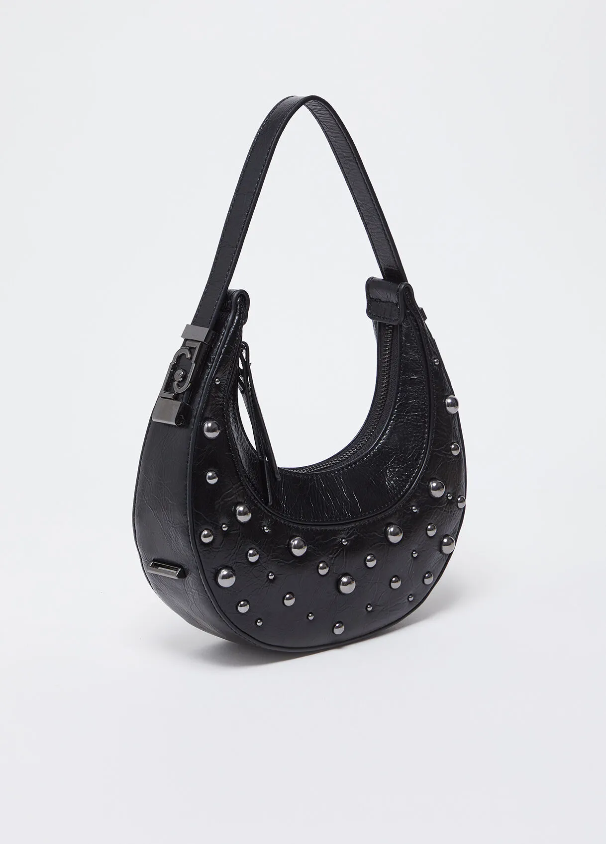 Borsa a mano con borchie