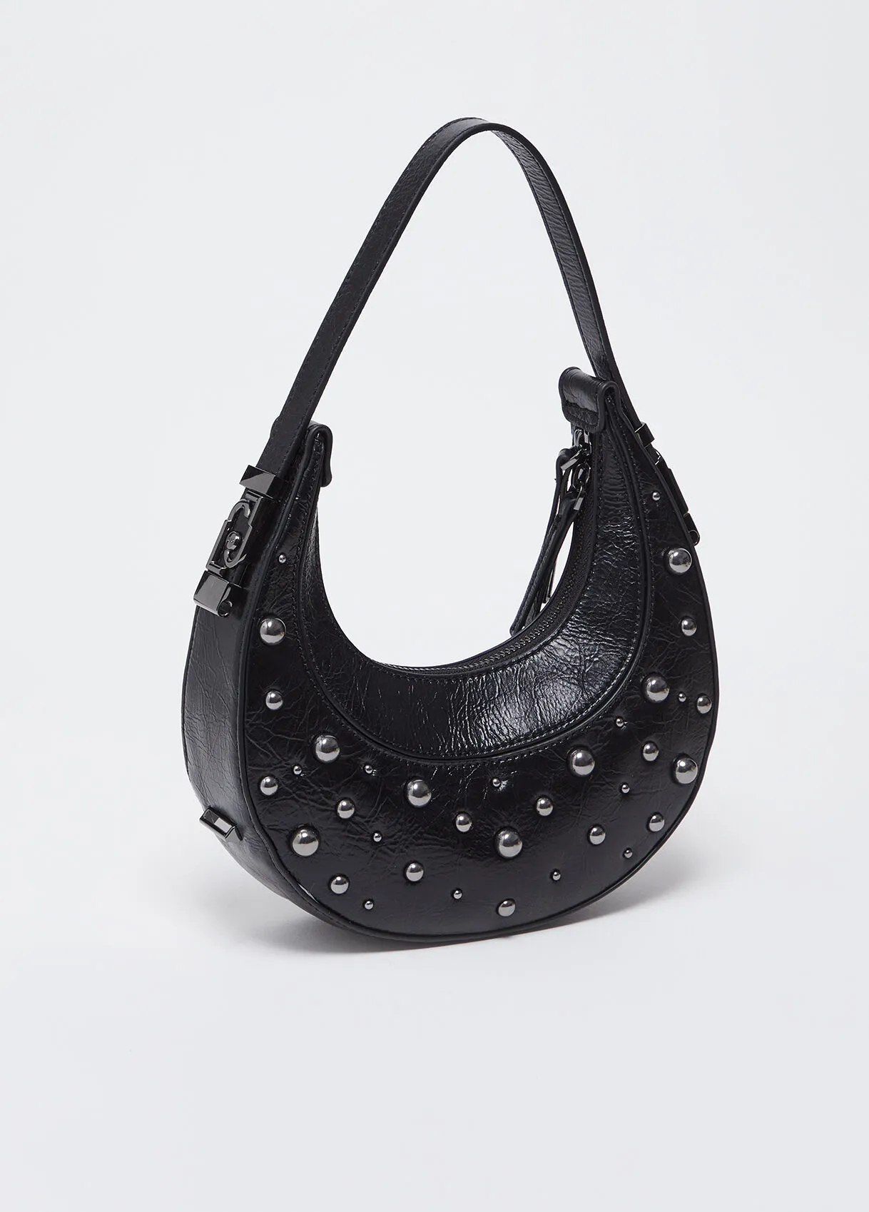 Borsa a mano con borchie