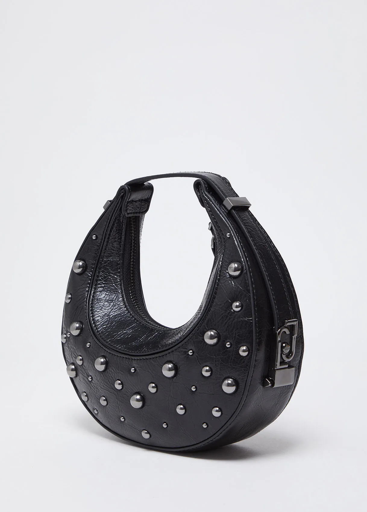 Borsa a mano con borchie
