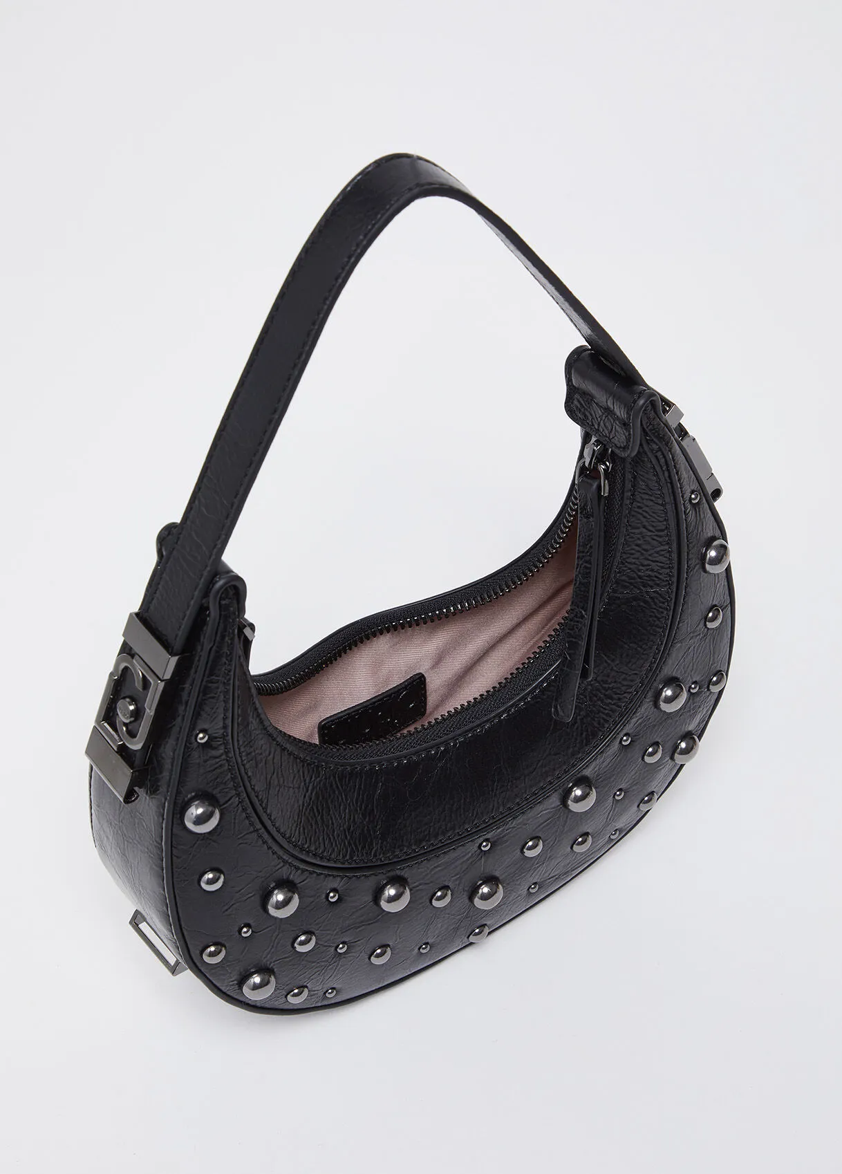 Borsa a mano con borchie