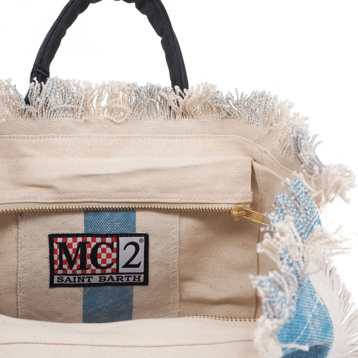 Borsa Colette In Canvas, Blu