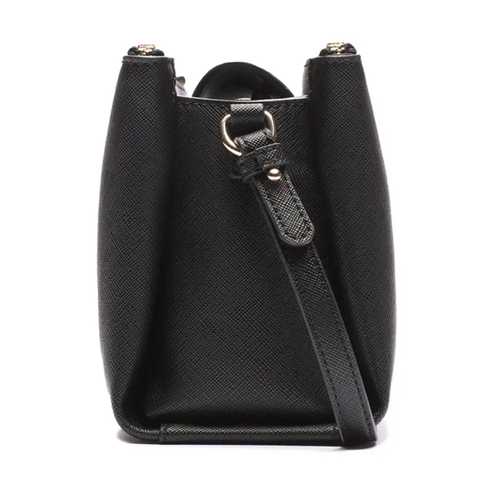 Borsa Donna a Tracolla LIU JO Better stampa Saffiano Nero