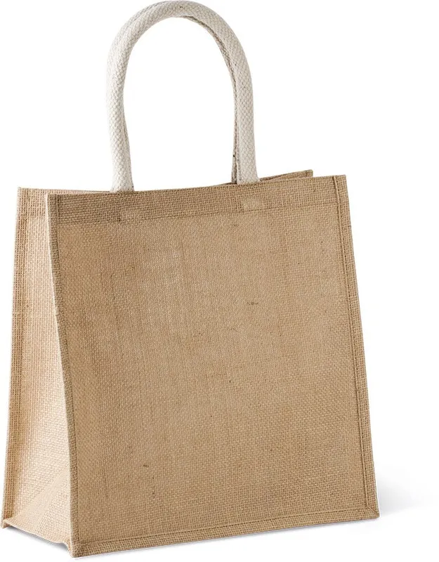 Borsa in tela di iuta, modello grande
