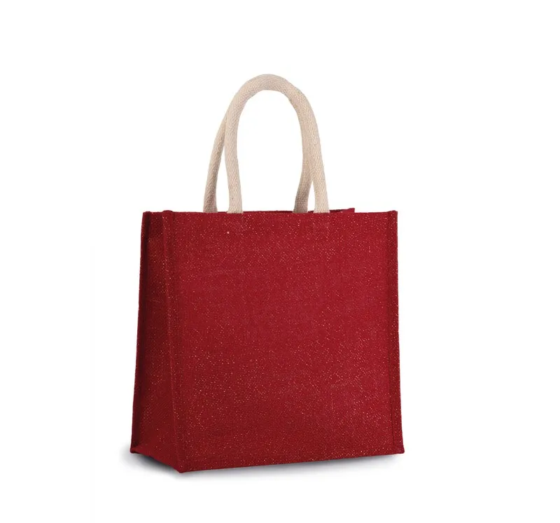Borsa in tela di iuta, modello grande