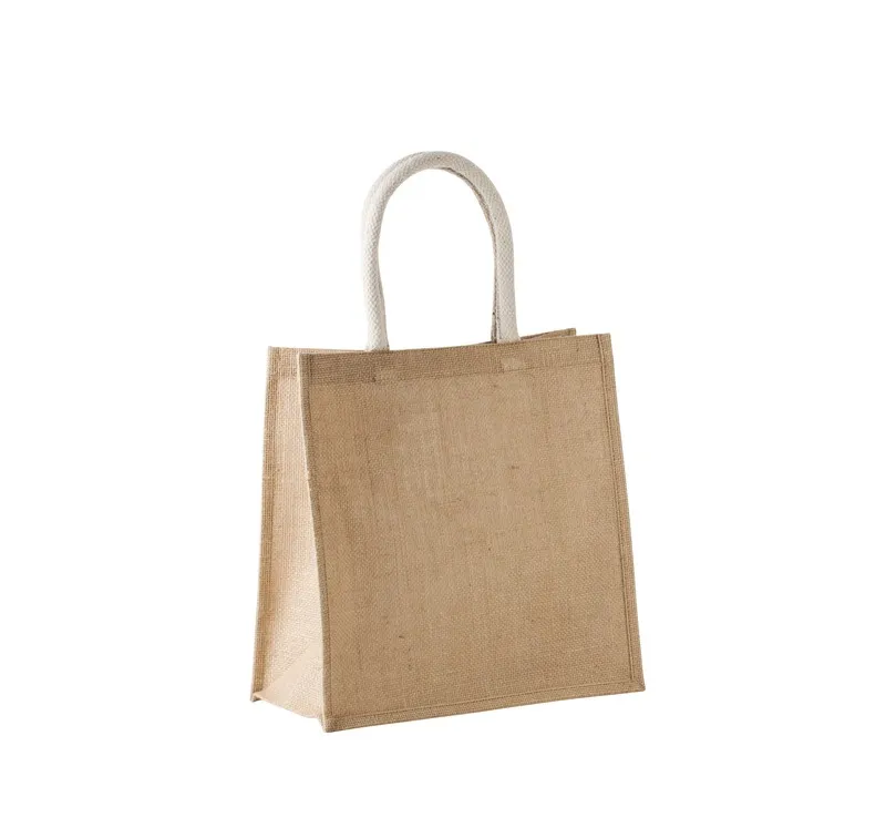 Borsa in tela di iuta, modello grande