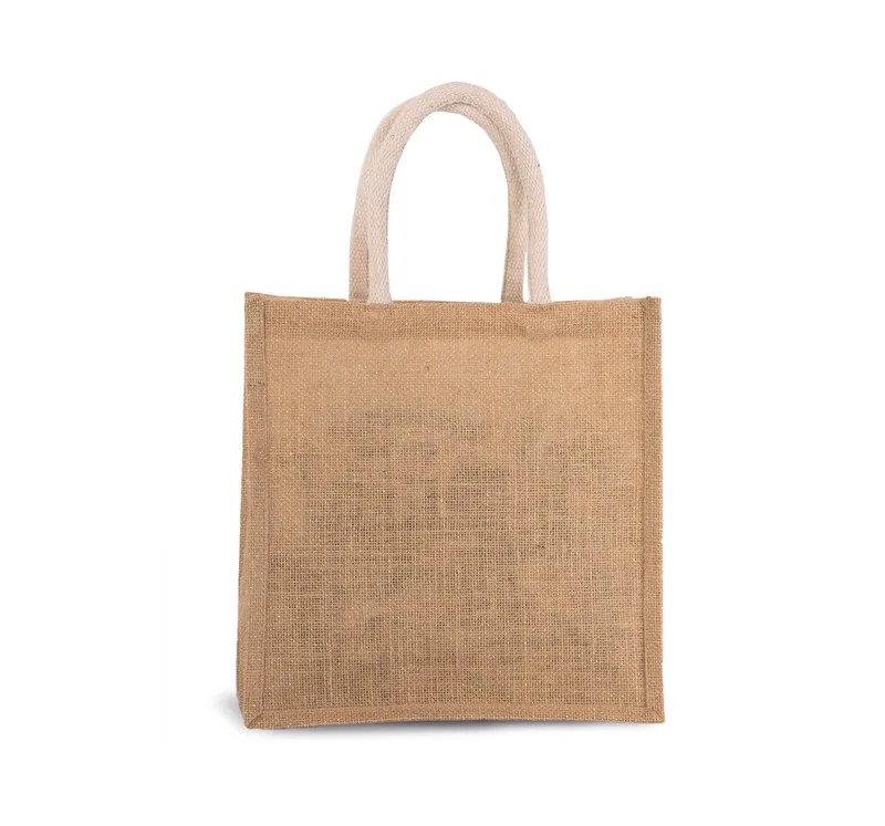 Borsa in tela di iuta, modello grande