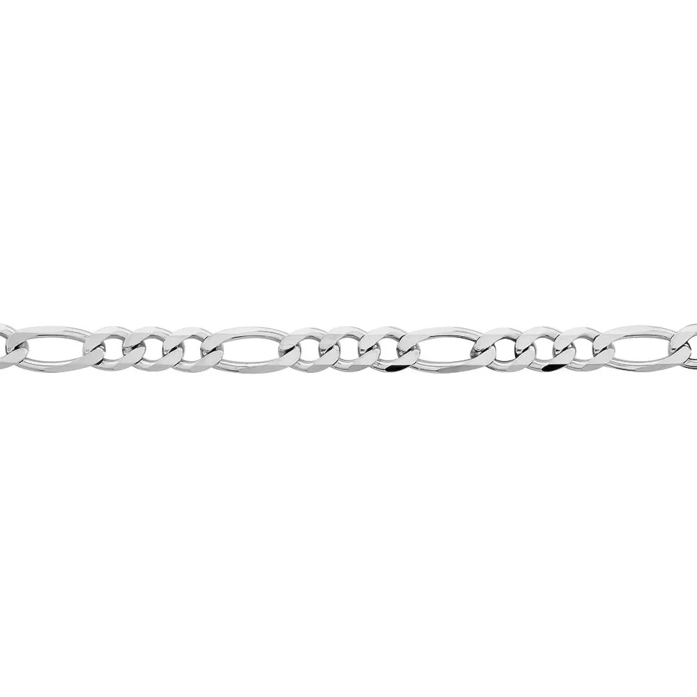 Bracciale Catena Gentleman Argento Rodiato 925/1000 Maglia Alternata 1/3 1689258