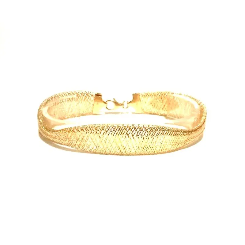 BRACCIALE UNISEX IN ORO GIALLO 18 KT