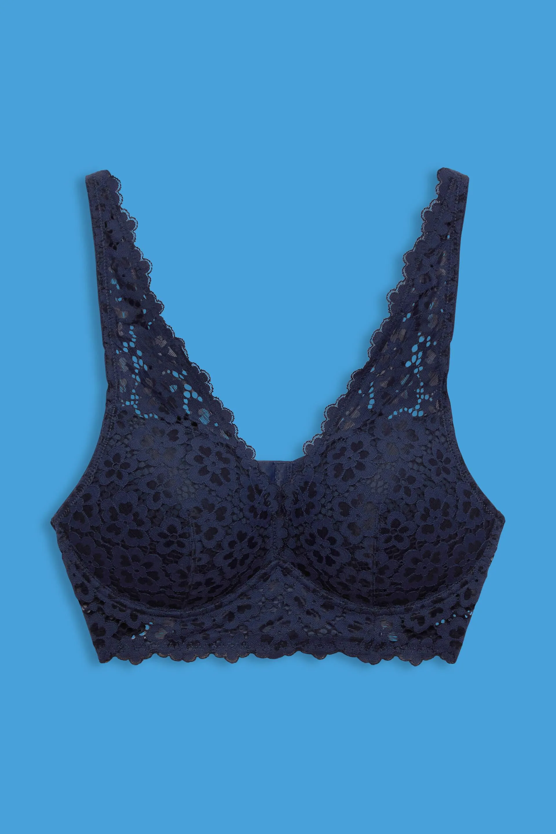 Bralette in pizzo floreale