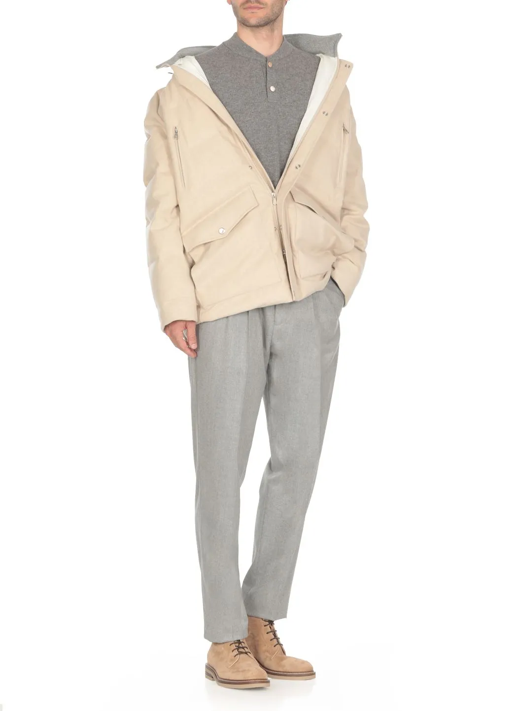  Brunello Cucinelli Piumino in lana 