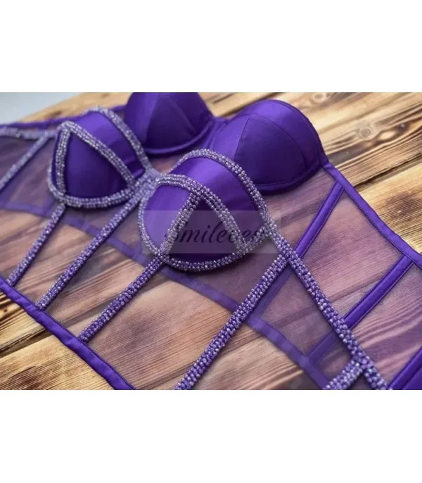 Bustino purple strassy