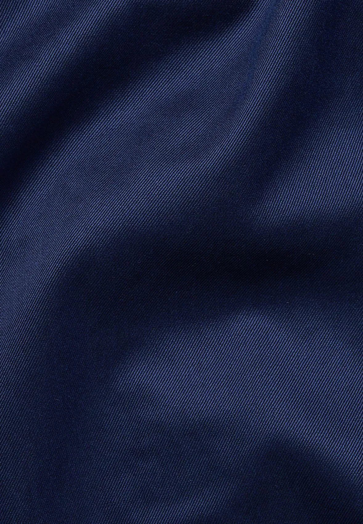 Camicia blu scuro eterna cotone twill ritorto modern fit