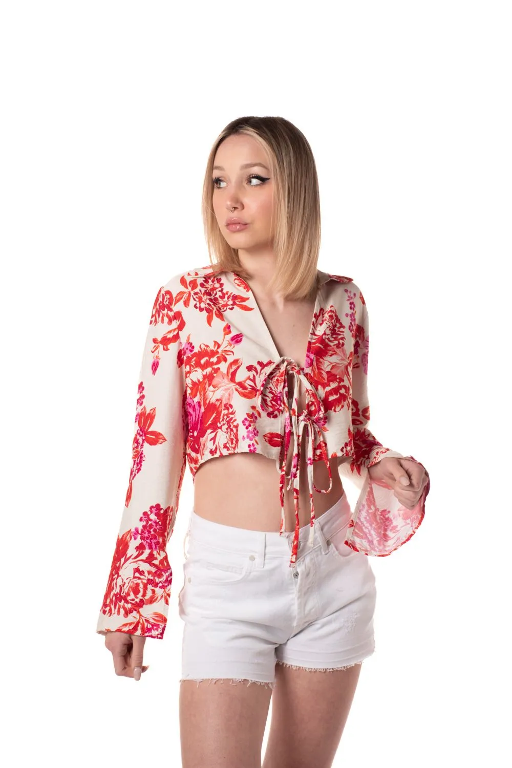 Camicia fantasia donna multi