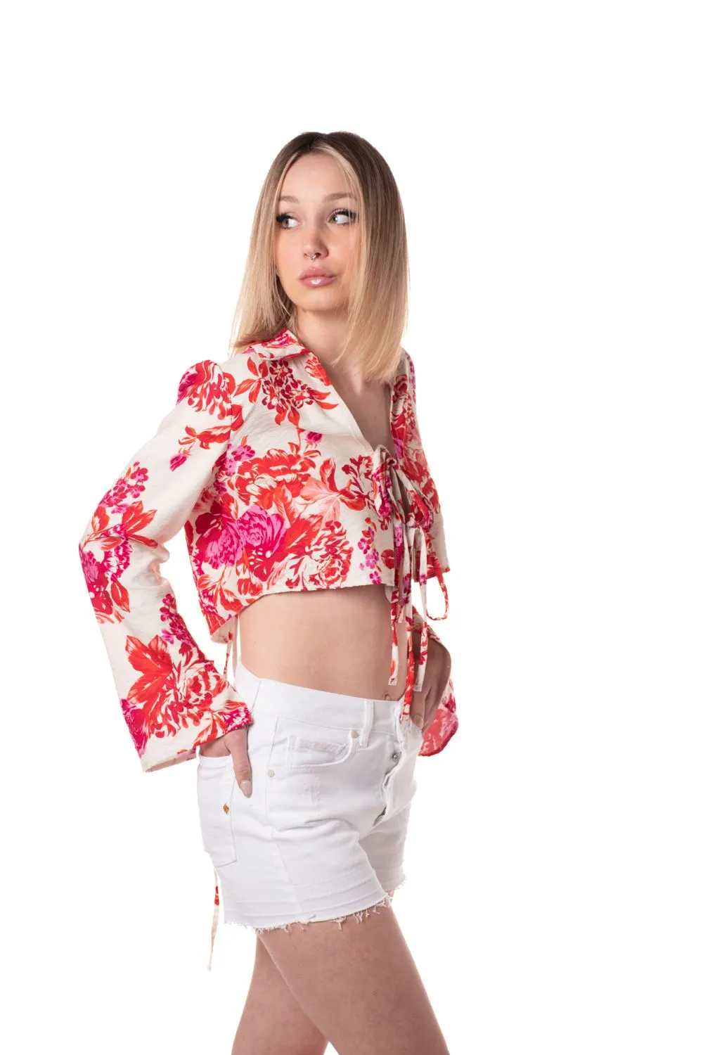 Camicia fantasia donna multi