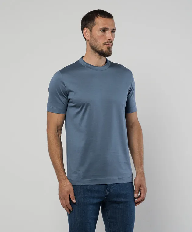 Canali Maglietta blu MJ00002T0356