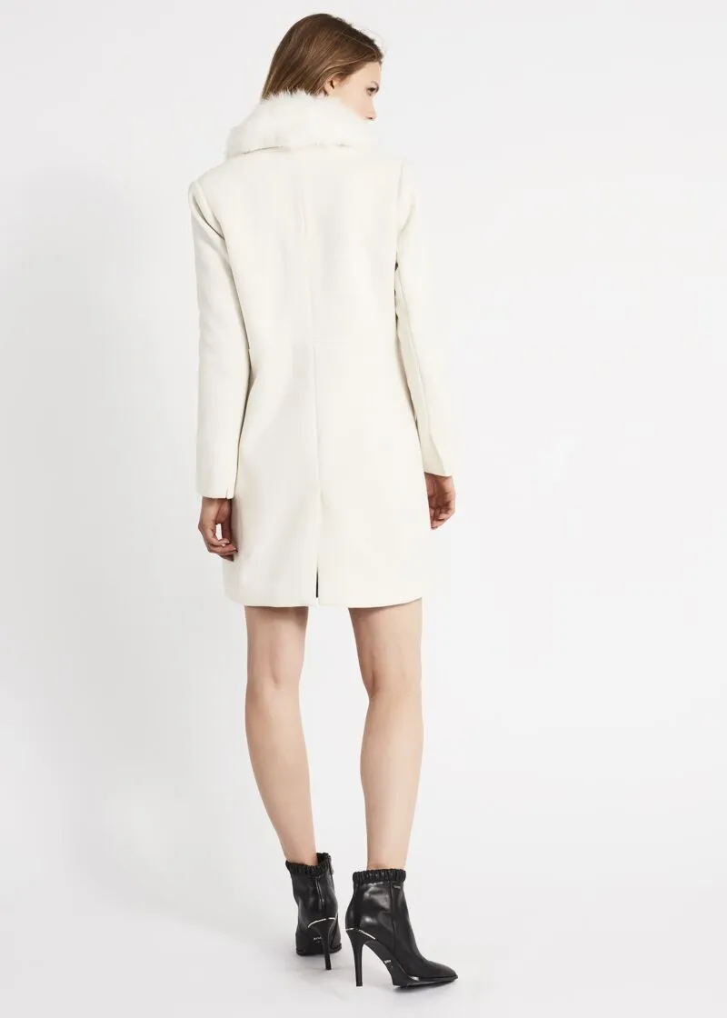 Cappotto con collo a scialle