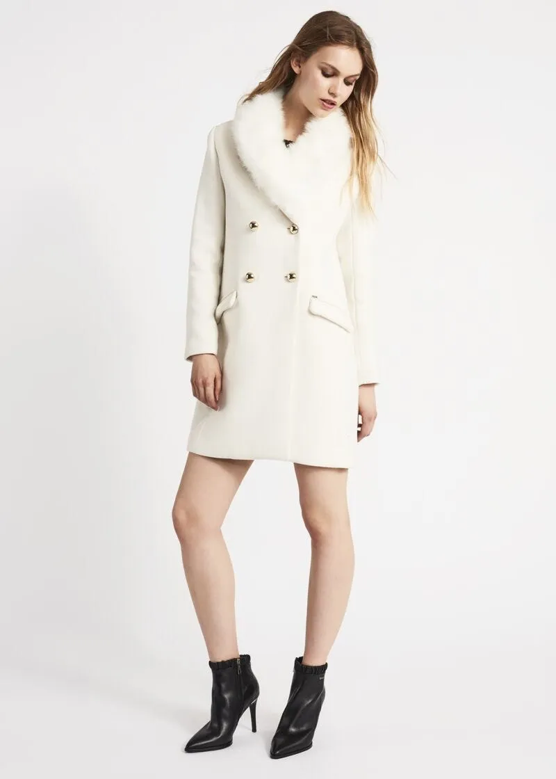 Cappotto con collo a scialle