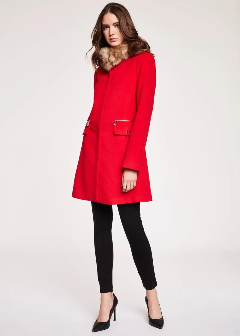 Cappotto con zip