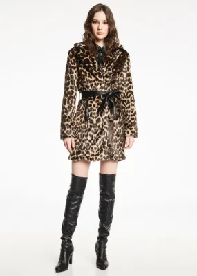 Cappotto in eco pelliccia