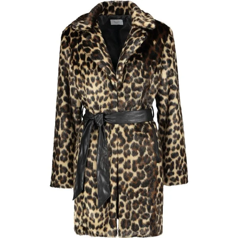 Cappotto in eco pelliccia