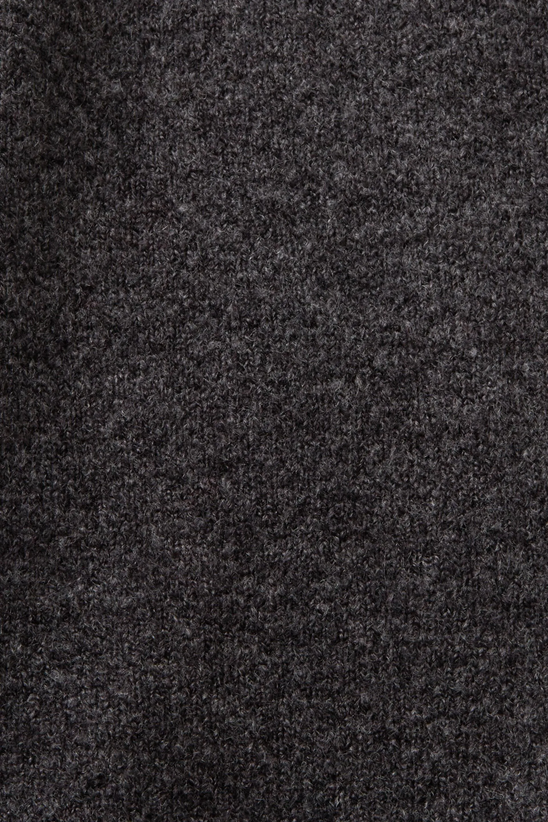 Cardigan a V con bottoni, misto lana