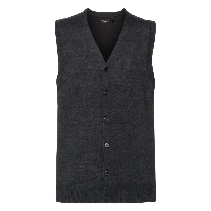 Cardigan Da Lavoro senza Maniche con Scollo a V Russell - JE719M