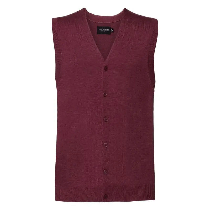 Cardigan Da Lavoro senza Maniche con Scollo a V Russell - JE719M
