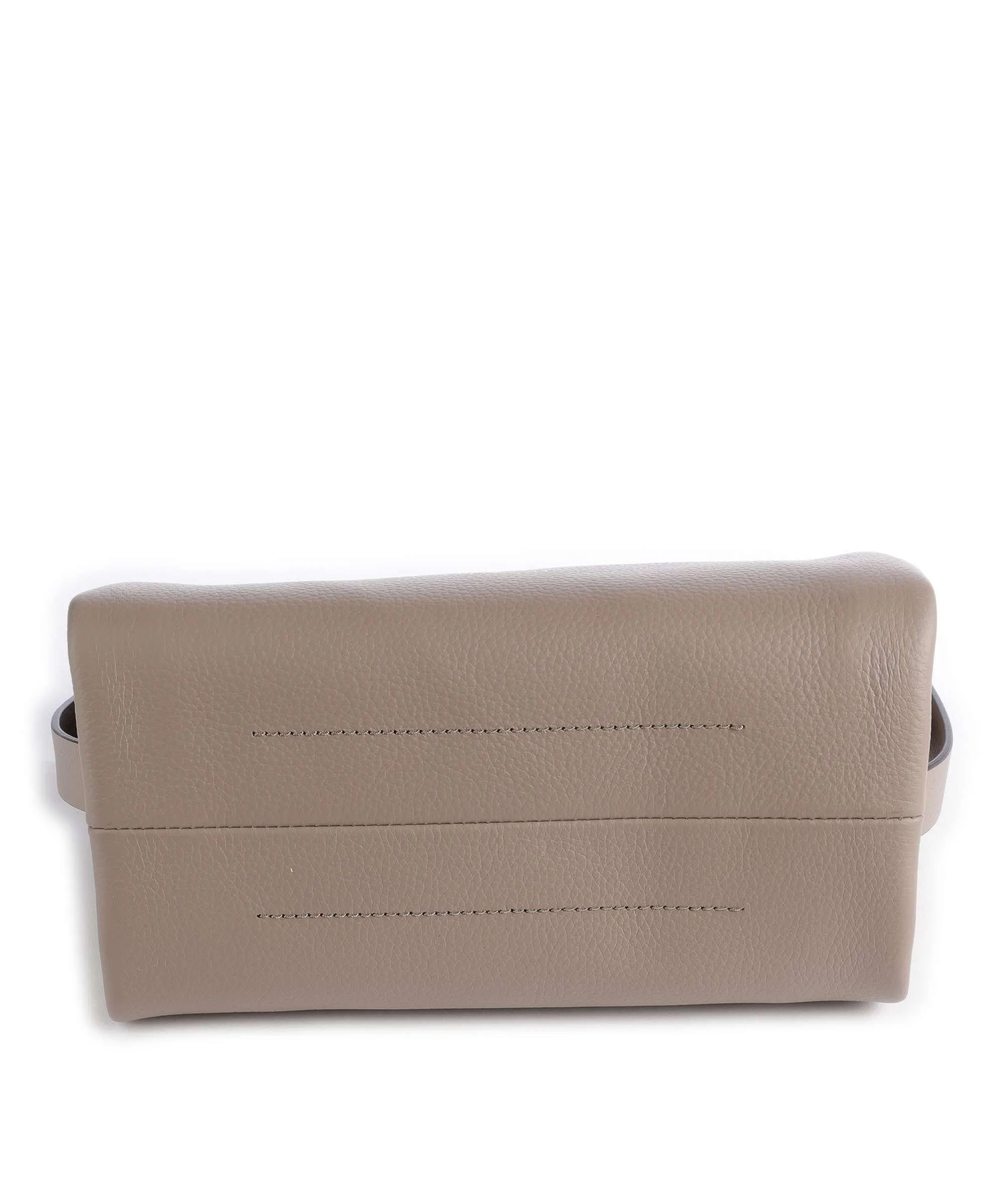  Coccinelle Boheme Grana Double Borsa a mano pelle granulata taupe  