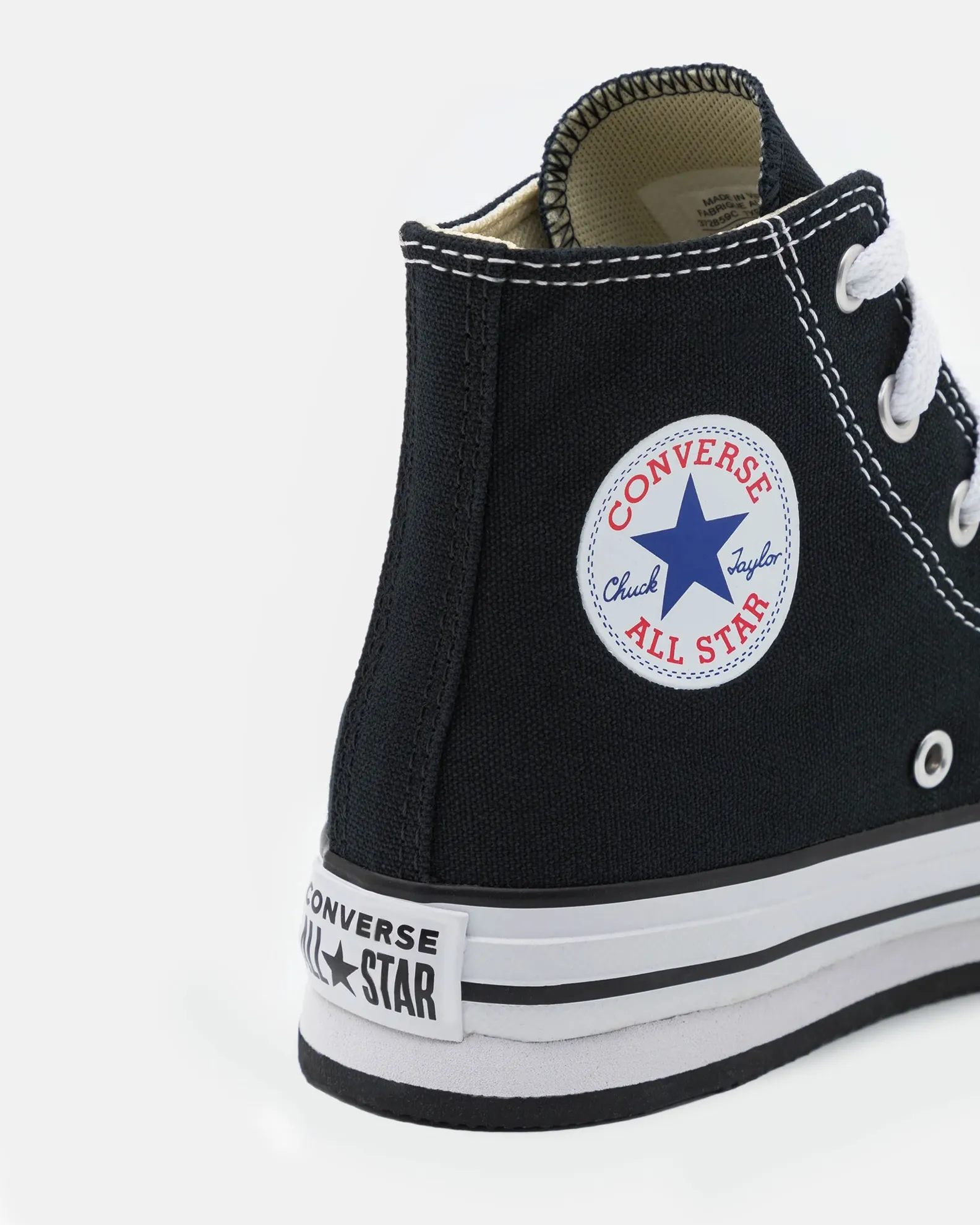 CONVERSE - Sneaker in tela nera e bianca da uomo - CHUCK TAYLOR ALL STARS                                            Previous pr