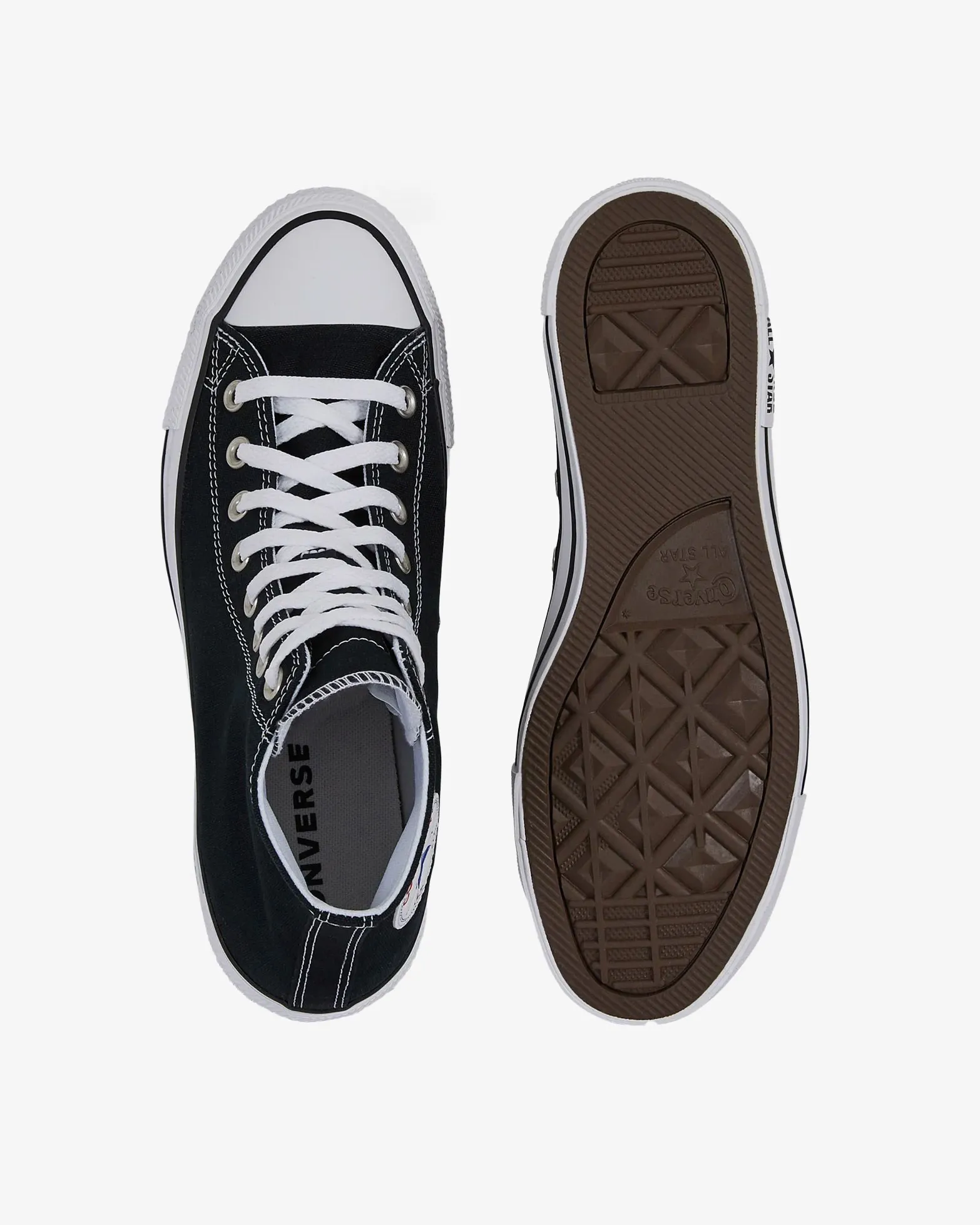 CONVERSE - Sneaker in tela nera e bianca da uomo - CHUCK TAYLOR ALL STARS                                            Previous pr