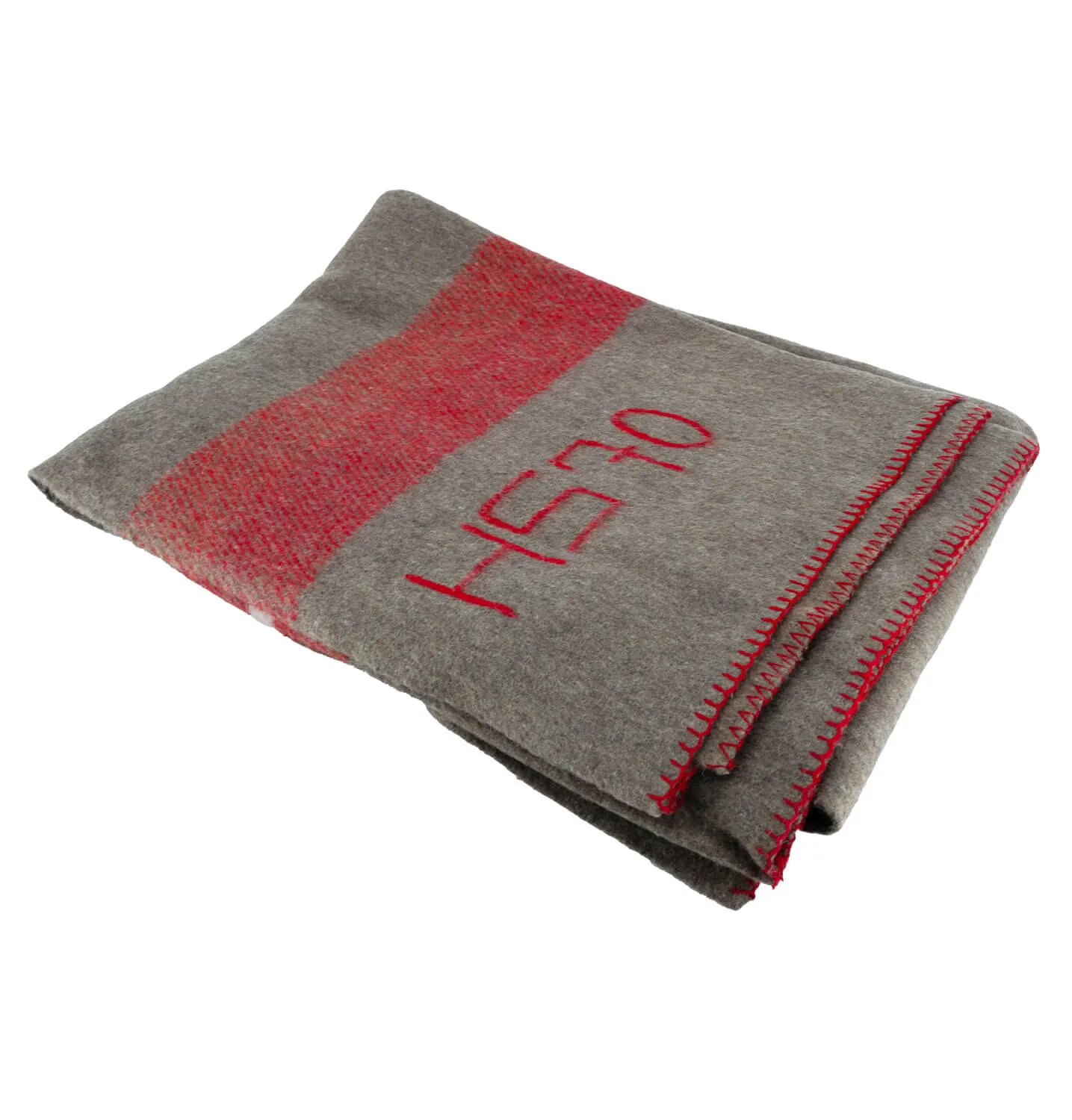 Coperta di lana army con replica incrociata