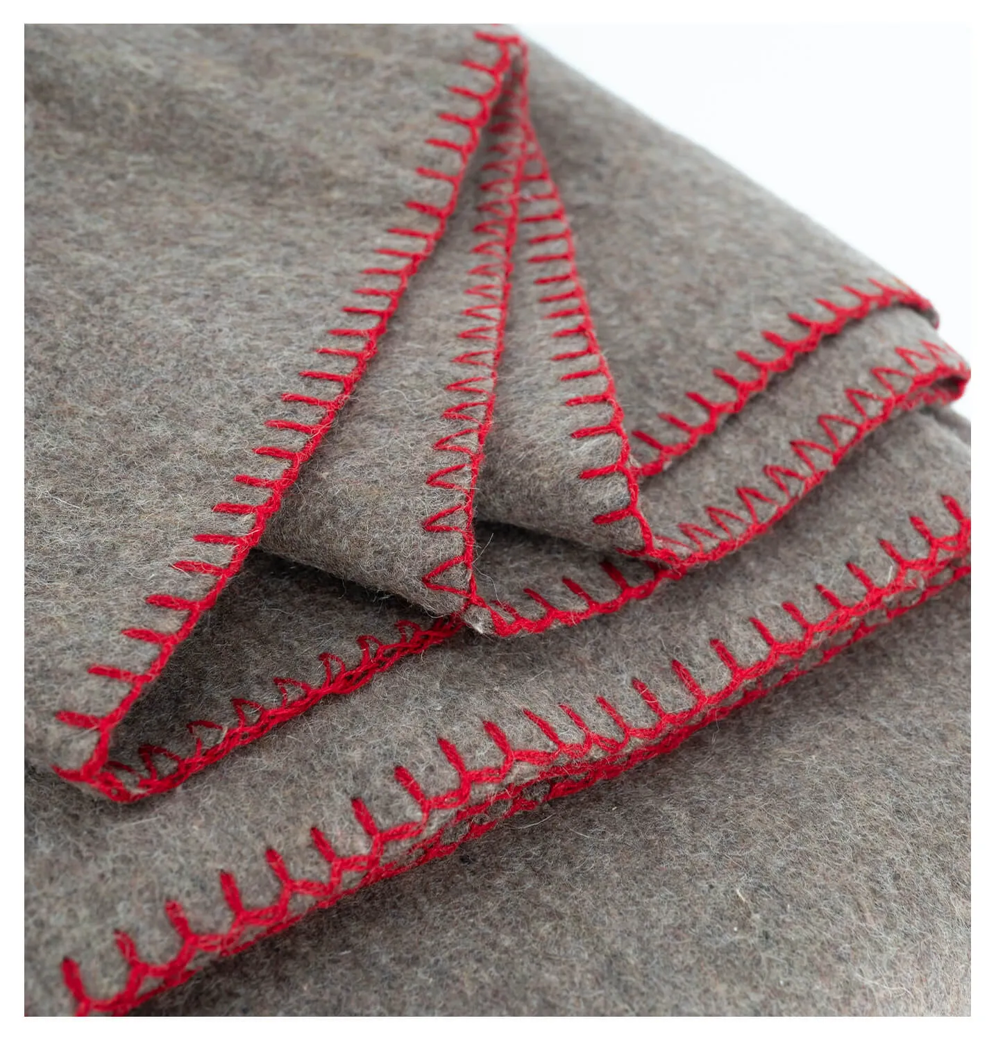 Coperta di lana army con replica incrociata