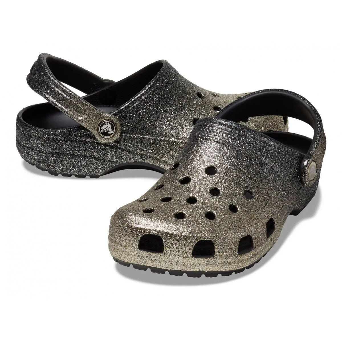 Crocs CR.207931-BKGO Classic glitter ombre clog w